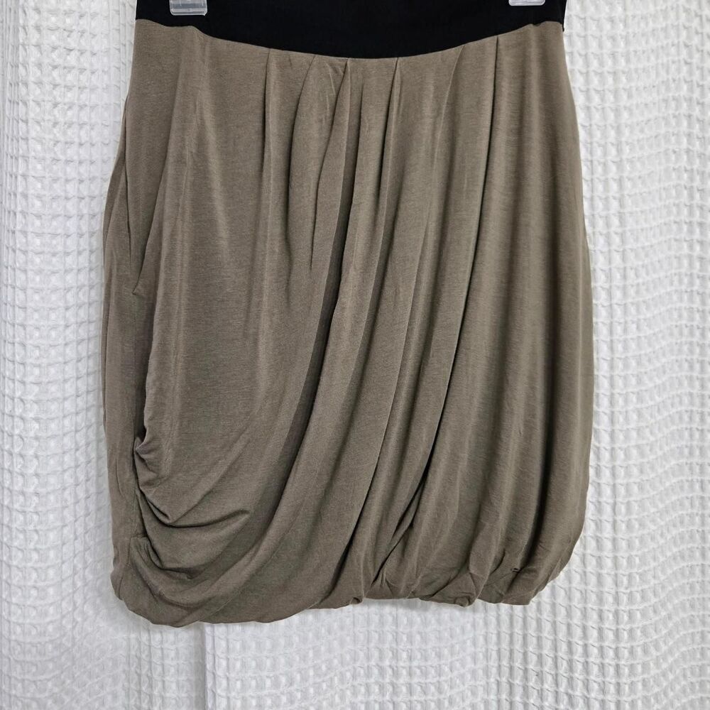 Catherine Malandrino Women's Khaki Bubble Skirt